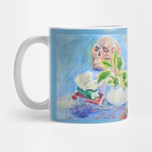 Memento Vivere -  Still Life with Skull Mug